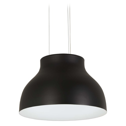Kettle Up LED Pendant in Matte Black by George Kovacs