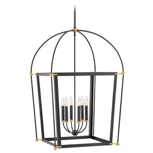 Selby 25-Inch Pendant in Black by Hinkley Lighting