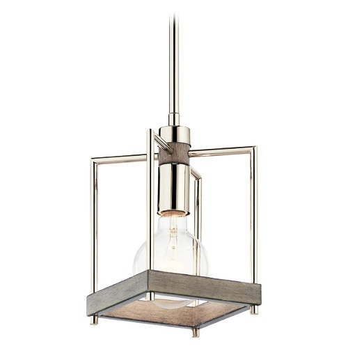 Kichler Lighting Tanis 6-Inch Distressed Antique Gray Mini Pendant by Kichler Lighting 52093DAG