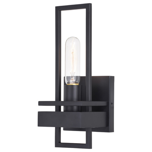 Vaxcel Lighting Vaxcel Lighting Marquis Matte Black Sconce W0345