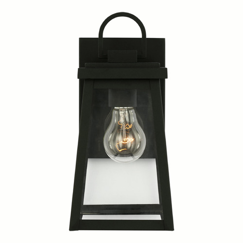 Visual Comfort Studio Collection Founders Black Outdoor Wall Light