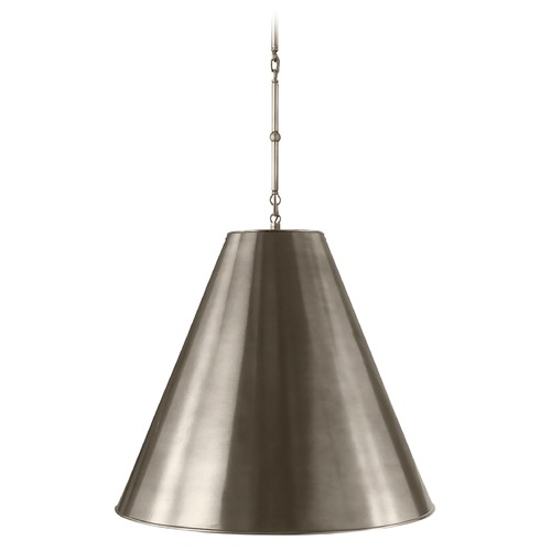 Thomas OBrien Goodman Pendant in Antique Nickel by Visual Comfort Signature