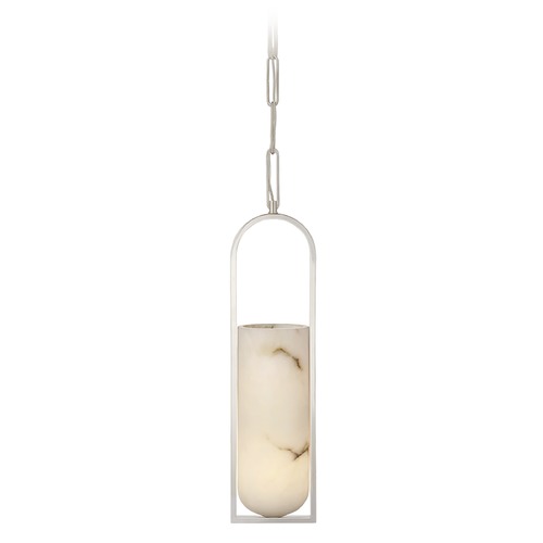 Kelly Wearstler Melange Elongated Pendant in Nickel by Visual Comfort Signature