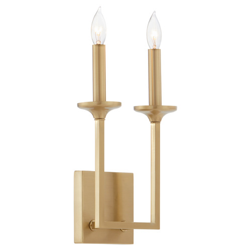 Eldorado Aged Brass Sconce by Quorum Lighting