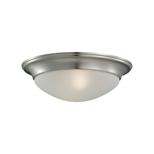 Nash Flush Mount in Brushed Nickel by Generation Lighting
