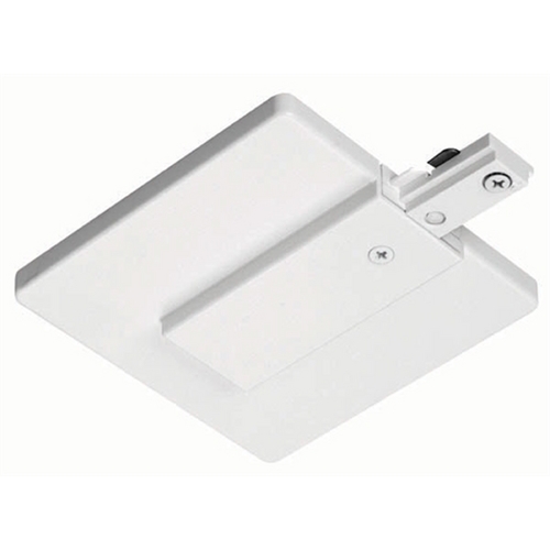 End Feed Connector and Outlet Box Cover in Silver Finish by Juno Lighting Group