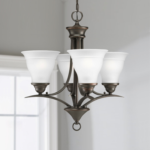 Trinity 19-Inch Chandelier in Antique Bronze by Progress Lighting