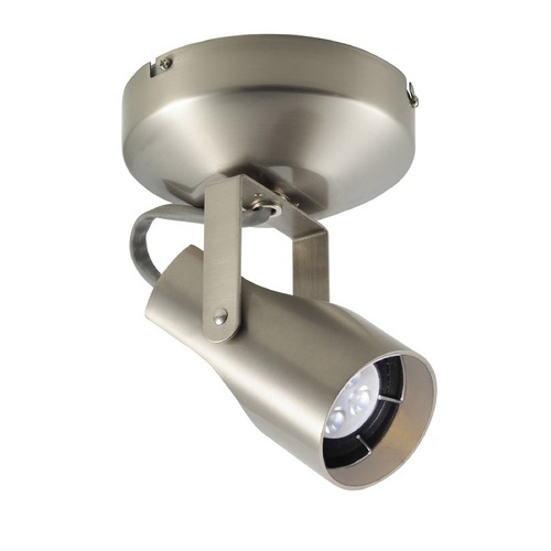 WAC Lighting Spot 007 Brushed Nickel LED Monopoint Spot Light by WAC Lighting ME-007LED-BN