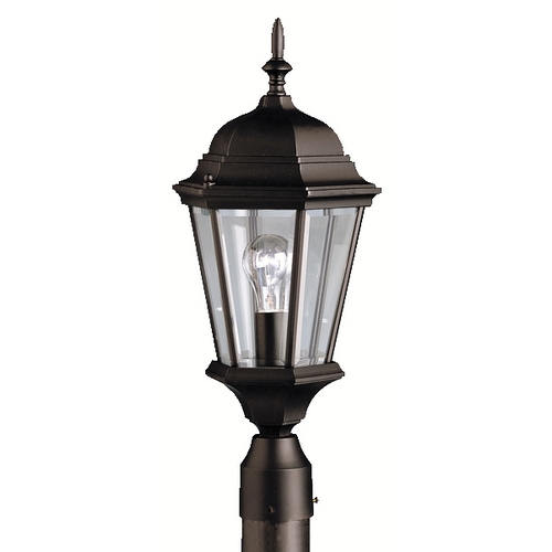 Madison 21.75-Inch Post Light in Black by Kichler Lighting