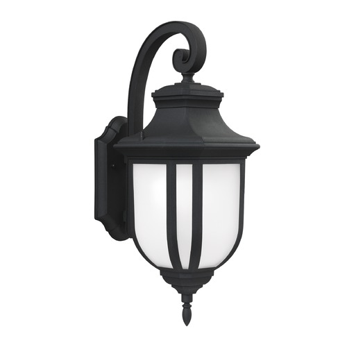 Childress 21.25-Inch Outdoor Wall Light in Black by Generation Lighting