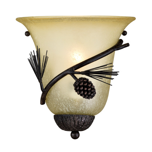 Vaxcel Lighting Sierra Black Walnut Sconce