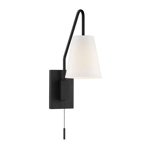 Savoy House Owen Matte Black Wall Sconce by Savoy House 9-0900CP-1-89