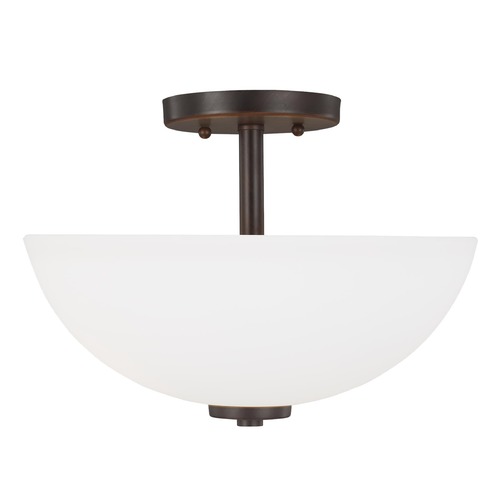 Generation Lighting Oslo Bronze Semi-Flush Mount by Generation Lighting 77160-710