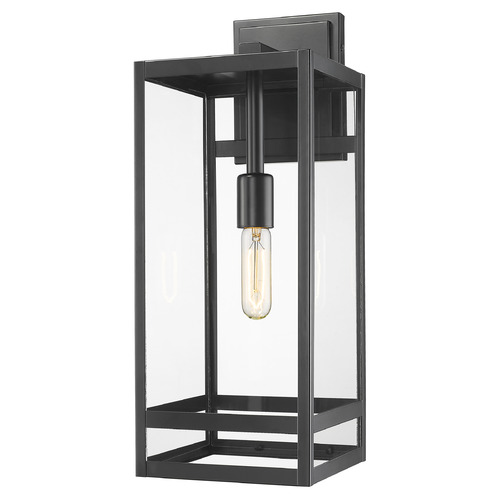 Nuri Black Outdoor Wall Light by Z-Lite