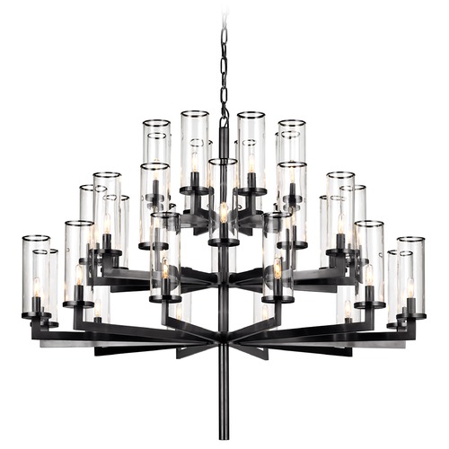 Visual Comfort Signature Collection Kelly Wearstler Liaison Chandelier in Bronze by Visual Comfort Signature KW5202BZCG