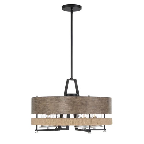 Silver Creek Convertible Outdoor Pendant in Coal by Minka Lavery