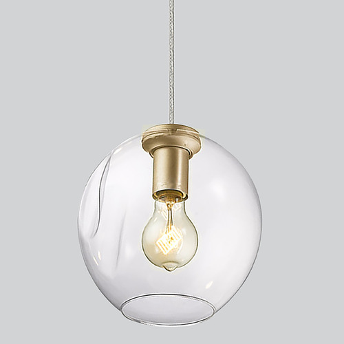 Avenue Lighting Fairfax Brushed Brass Mini Pendant by Avenue Lighting HF8081-BB