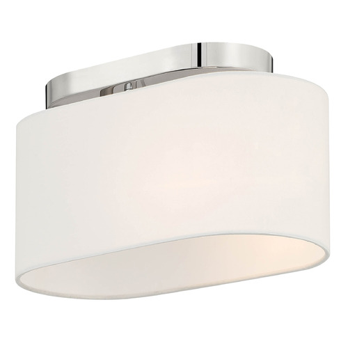 Designers Fountain Midtown Polished Nickel Semi-Flushmount Light