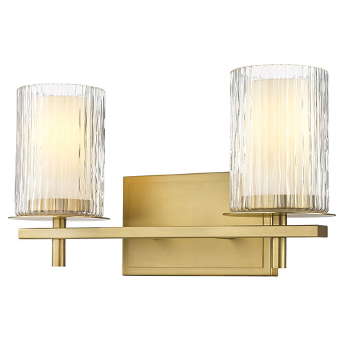 Z-Lite Z-Lite Grayson Modern Gold Bathroom Light 1949-2V-MGLD