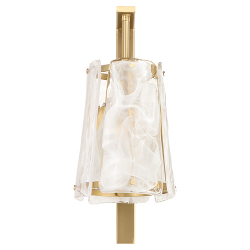 Quorum Lighting Prestige Aged Brass Sconce by Quorum Lighting 5575-1-80