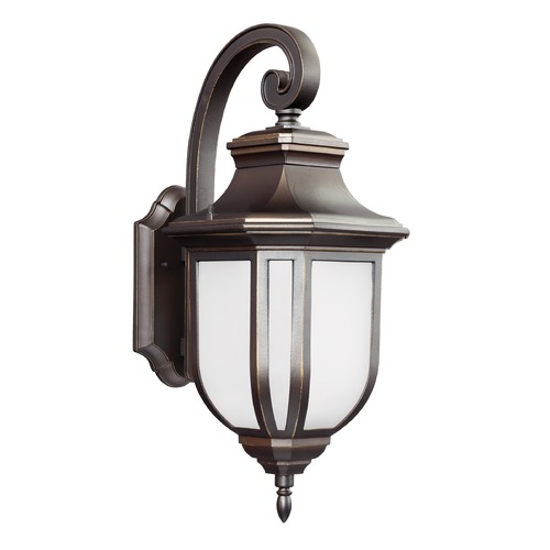 Childress 21.25-Inch Outdoor Wall Light in Bronze by Generation Lighting