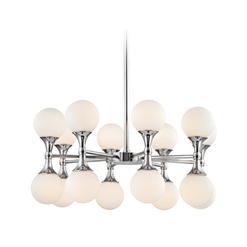 Hudson Valley Lighting Astoria 16-Light Chandelier in Polished Chrome by Hudson Valley Lighting 3316-PC