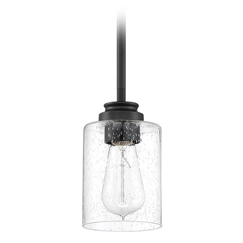 Bolden Flat Black Mini Pendant by Craftmade Lighting