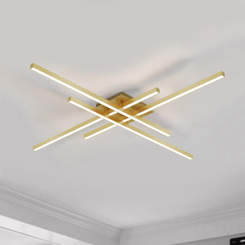 Vega Minor Gold LED Semi-Flush Mount by Kuzco Lighting