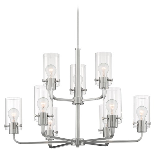 Satco Lighting Sommerset Brushed Nickel Chandelier by Satco Lighting 60/7179