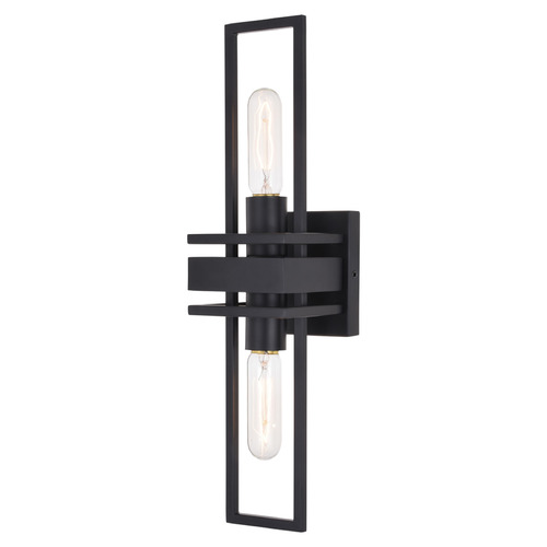 Vaxcel Lighting Marquis Matte Black Sconce