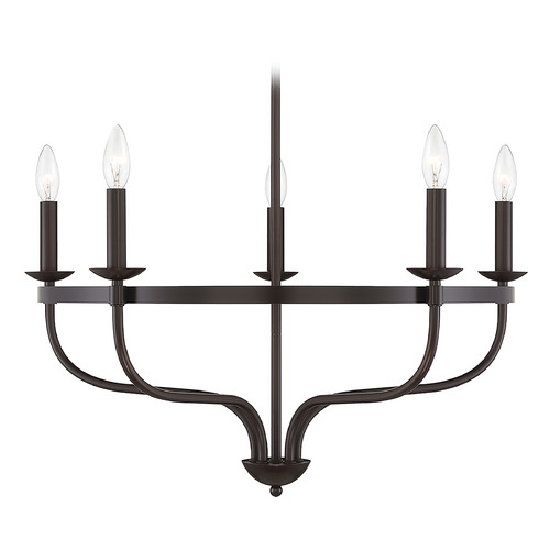 Meridian 5-Light Chandelier in Oil Rubbed Bronze by Meridian M10087ORB