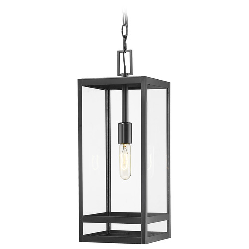 Z-Lite Nuri Black Outdoor Hanging Light by Z-Lite 596CHB-BK