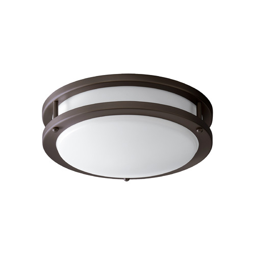 Oracle 10-Inch LED Ceiling Mount in Oiled Bronze by Oxygen Lighting