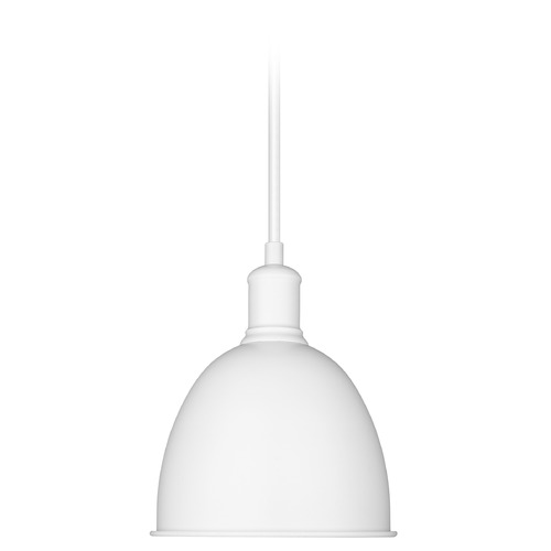 Z-Lite Sawyer Satin White Mini Pendant by Z-Lite 4500P8-SW