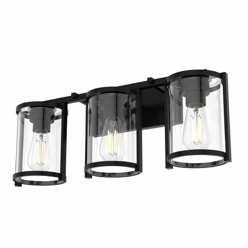 Hunter Fan Company Astwood Matte Black Bathroom Light