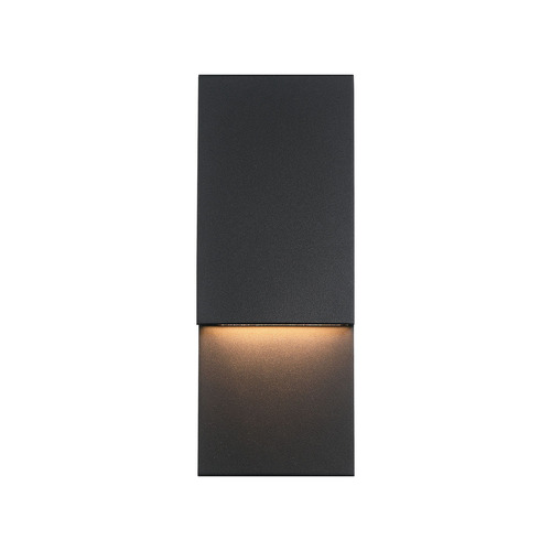 Nanton 14-Inch LED Outdoor Wall Light in Sand Black by Eurofase