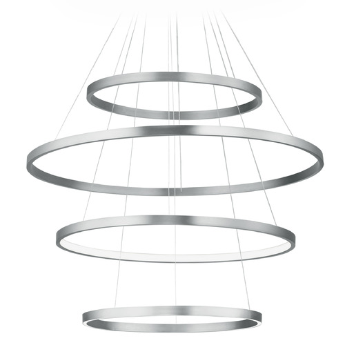 ET2 Lighting Et2 Groove 5cct Brushed Aluminum LED Pendant Light E52729-AL