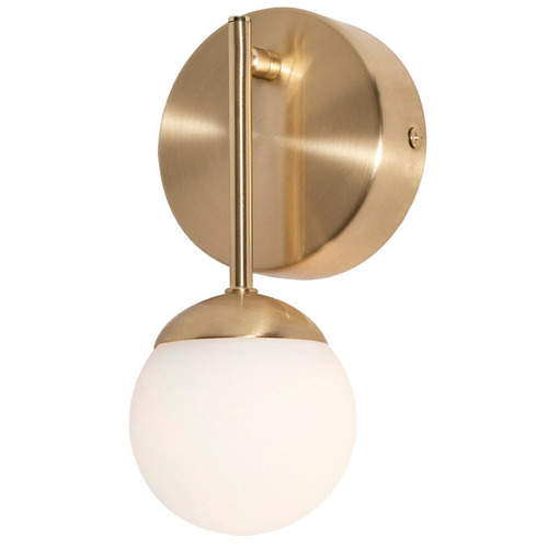 Afx Lighting Pearl Satin Brass LED Sconce