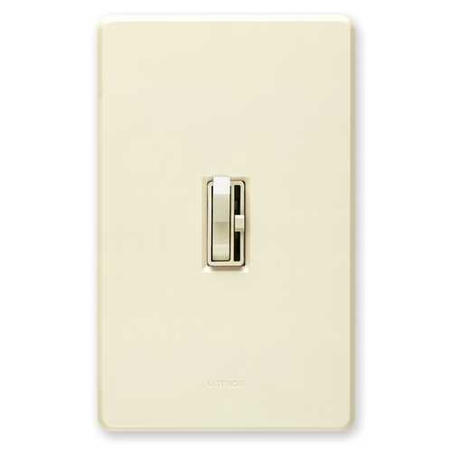 Ariadni Magnetic Low-Voltage Toggle Dimmer in Light Almond 3-Way 450W