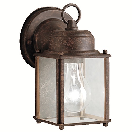 Kichler Lighting 8.25-Inch Outdoor Wall Light in Tannery Bronze by Kichler Lighting 9611TZ