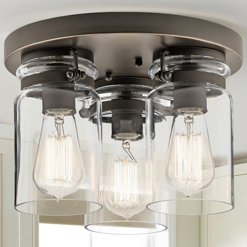 Brinley 11.75-Inch Flush Mount by Kichler Lighting