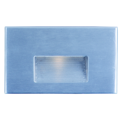 Path Brushed Aluminum LED Recessed Step Light by Maxim Lighting