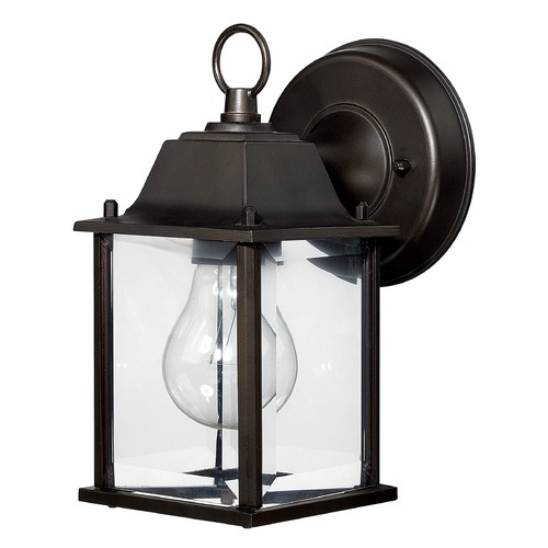 9-Inch High Outdoor Wall Light in Old Bronze by Capital Lighting