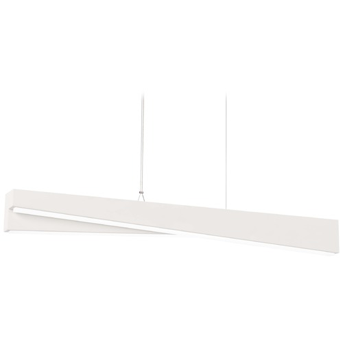 George Kovacs Lighting So Inclined Sand White LED Island Light by George Kovacs P1154-655-L