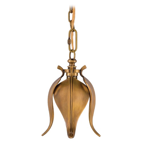 Currey and Company Lighting Iota Pendant in Vintage Brass by Currey & Company 9000-0347