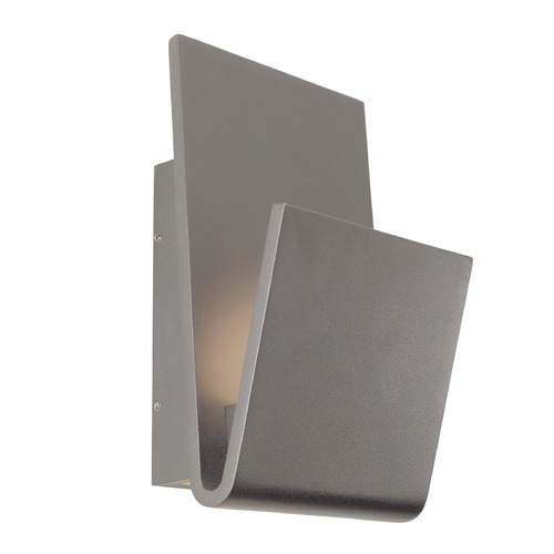 Modern Grey LED Outdoor Wall Light 3000K 531LM by Kuzco Lighting