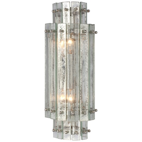 Visual Comfort Signature Collection Carrier & Company Cadence Sconce in Polished Nickel by Visual Comfort Signature S2649PNAM
