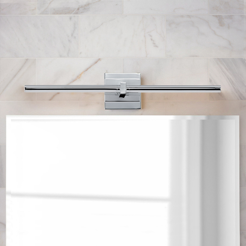 Dorian 22-Inch LED Wall Sconce in Polished Chrome by ET2 Lighting