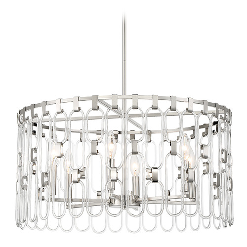 George Kovacs Lighting George Kovacs Charming Polished Nickel Pendant Light P5386-613