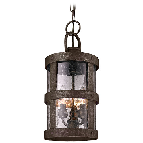 Troy Lighting Troy Lighting Barbosa Aged Pewter Outdoor Hanging Light F3317-APW
